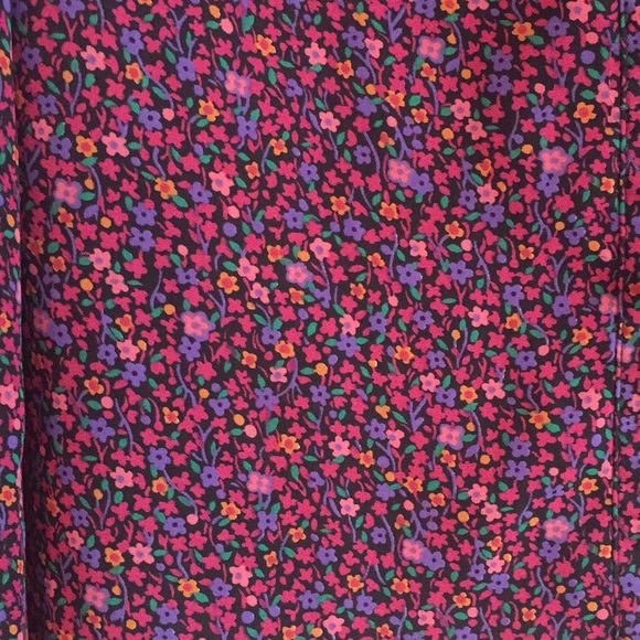 Prophecy Vintage Sheer Floral Blouse, Ruffle - Picture 2 of 11